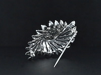 Gouden broche met diamanten - afbeelding 3 van  6