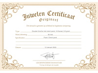 Gouden broche met orient parel - afbeelding 3 van  5