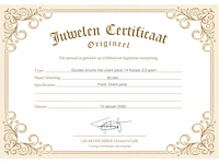 Gouden broche met orient parel - afbeelding 3 van  5