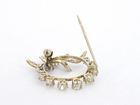 Gouden broche/hanger met diamanten - afbeelding 4 van  7