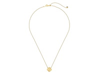 Gouden collier met 1 klaver 14k goudverguld - afbeelding 1 van  3