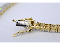 Gouden collier met diamanten 3.50 carat - afbeelding 2 van  10