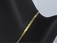 Gouden collier met hoge kwaliteit natuurlijke diamanten - afbeelding 7 van  10