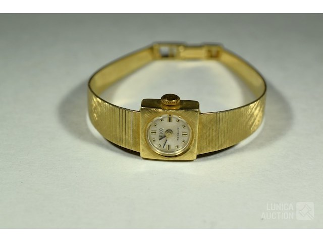 Gouden dameshorloge - afbeelding 1 van  5