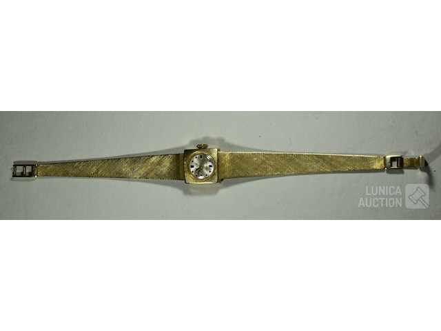 Gouden dameshorloge - afbeelding 2 van  5