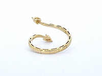 Gouden design ring met natuurlijke diamanten - afbeelding 7 van  9