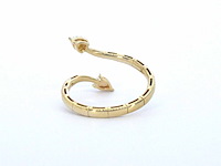 Gouden design ring met natuurlijke diamanten - afbeelding 7 van  10