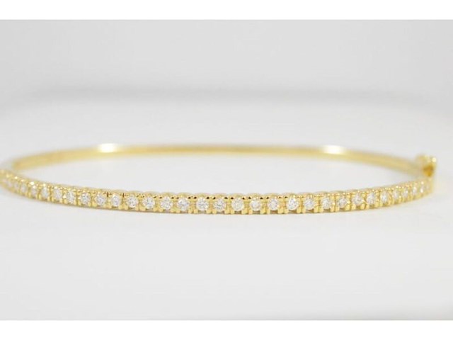 Gouden diamanten armband - afbeelding 1 van  6