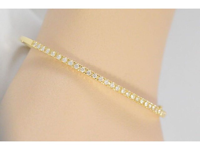 Gouden diamanten armband - afbeelding 2 van  6