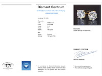 Gouden diamanten oorbellen 2.00 carat - afbeelding 3 van  8