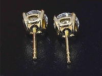 Gouden diamanten oorbellen van 2.00 carat - afbeelding 4 van  9
