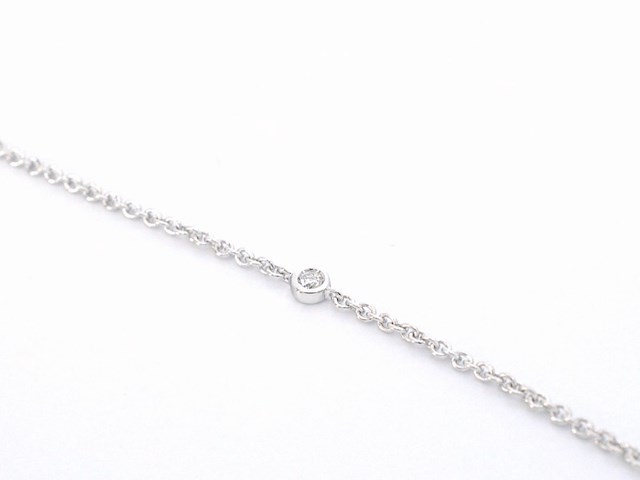 Gouden druppelvormige hanger en collier vol met diamanten - afbeelding 7 van  9