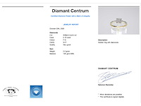 Gouden entourage ring diamant - afbeelding 6 van  6