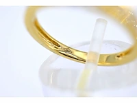 Gouden entourage ring met briljant geslepen diamanten van 1.00 carat - afbeelding 6 van  6