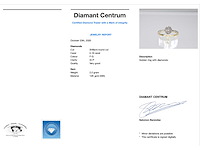 Gouden entourage ring met diamanten - afbeelding 3 van  6