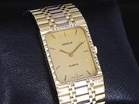 Gouden geneve dames horloge
