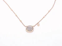 Gouden halsketting met diamanten - afbeelding 6 van  9