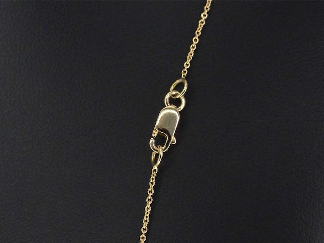 Gouden halsketting met een briljant geslepen diamant van 0.50 carat - afbeelding 6 van  8