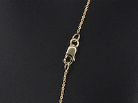 Gouden halsketting met een briljant geslepen diamant van 0.50 carat - afbeelding 6 van  8