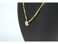 Gouden hanger briljant - afbeelding 3 van  5