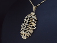 Gouden hanger, excl. ketting