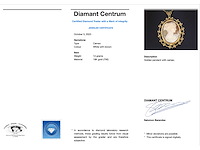 Gouden hanger met camee (zeer exclusief) - afbeelding 3 van  5