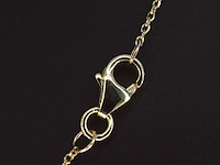 Gouden hanger met diamanten en multicolour saffieren, excl. ketting - afbeelding 7 van  9