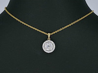 Gouden hanger met diamanten, excl. ketting - afbeelding 3 van  10