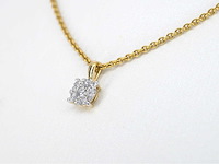 Gouden hanger met diamanten - afbeelding 5 van  8