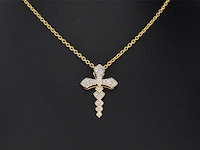 Gouden hanger met diamanten - afbeelding 2 van  7