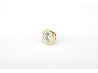 Gouden hanger met een briljant geslepen diamant, excl. ketting - afbeelding 4 van  7