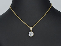 Gouden hanger met een diamant van 2.00 carat, excl. ketting - afbeelding 7 van  9