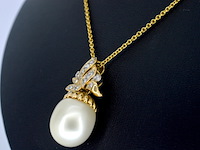 Gouden hanger met parel - afbeelding 4 van  10