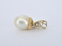 Gouden hanger met parel - afbeelding 7 van  10