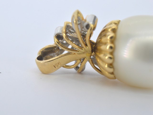 Gouden hanger met parel - afbeelding 8 van  10