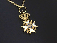 Gouden hanger (nederlands medaille orde van de nederlandse leeuw), excl. ketting - afbeelding 2 van  6