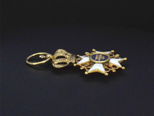 Gouden hanger (nederlands medaille orde van de nederlandse leeuw), excl. ketting - afbeelding 4 van  6
