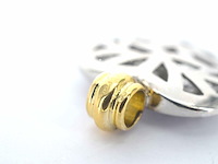 Gouden hart hanger (bedeltje) met diamant, excl. ketting - afbeelding 6 van  8