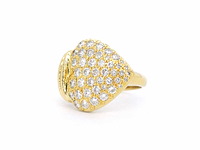 Gouden hart ring met diamant - afbeelding 10 van  10
