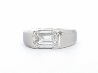 Gouden herenring diamant 1.50 ct - afbeelding 8 van  9