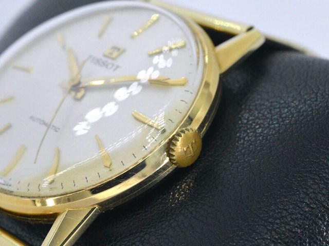 Gouden horloge tissot - afbeelding 8 van  13