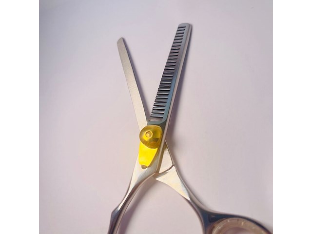 Gouden kappersschaar 14kt goldplated - afbeelding 3 van  7