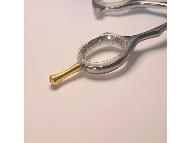 Gouden kappersschaar 14kt goldplated - afbeelding 5 van  7