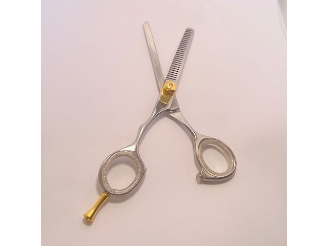 Gouden kappersschaar 14kt goldplated - afbeelding 1 van  7