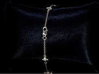 Gouden klaver vier armband met diamanten - afbeelding 9 van  9