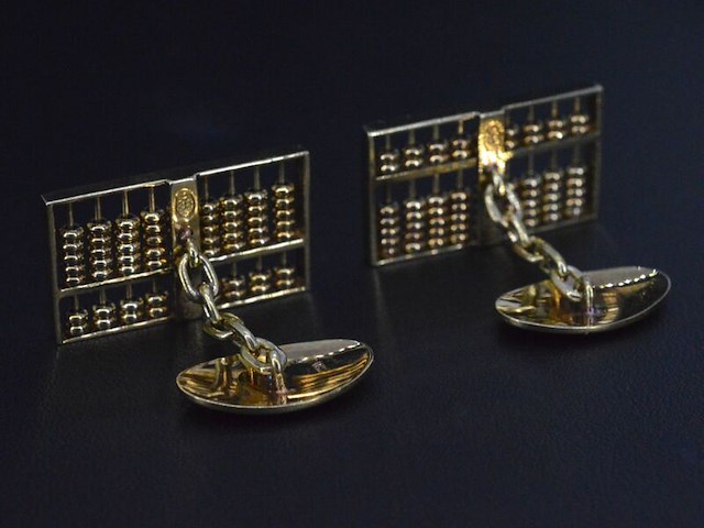 Gouden manchetknopen - afbeelding 6 van  9