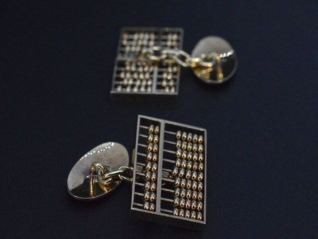 Gouden manchetknopen - afbeelding 7 van  9