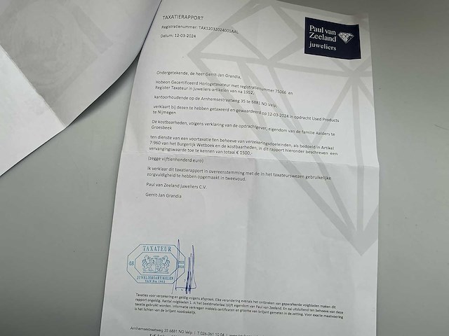 Gouden medallion - afbeelding 9 van  9