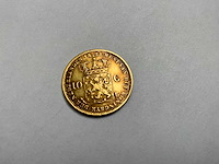 Gouden munt 10 gulden, willem i, 1828