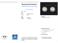Gouden oorbellen blister parels - afbeelding 3 van  5